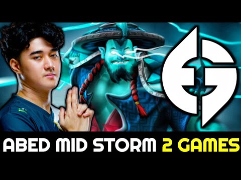 ABED Mid 100% Destroy Enemies with 7.30c Storm Spirit (2 Games)