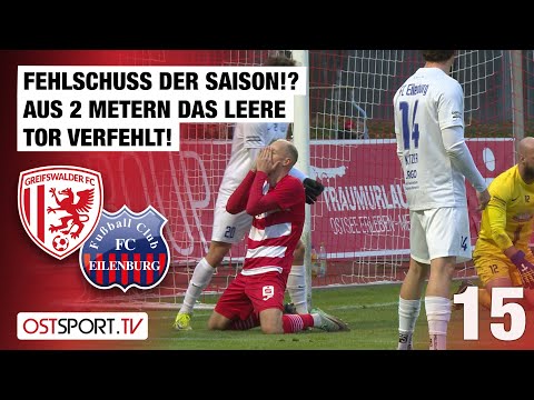 From 2 meters! Missed shot of the season!? Greifswalder FC - FC Eilenburg | Regionalliga Nordost