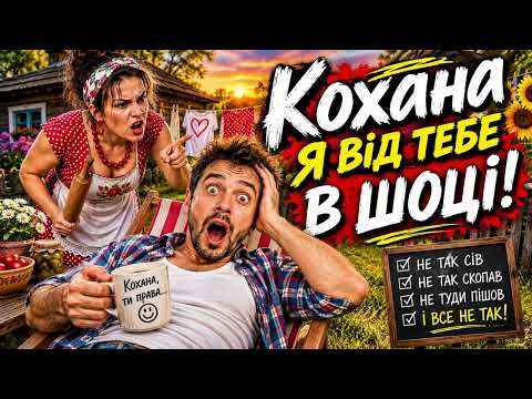 Кохана, я від тебе в шоці — жартівлива сучасна українська пісня