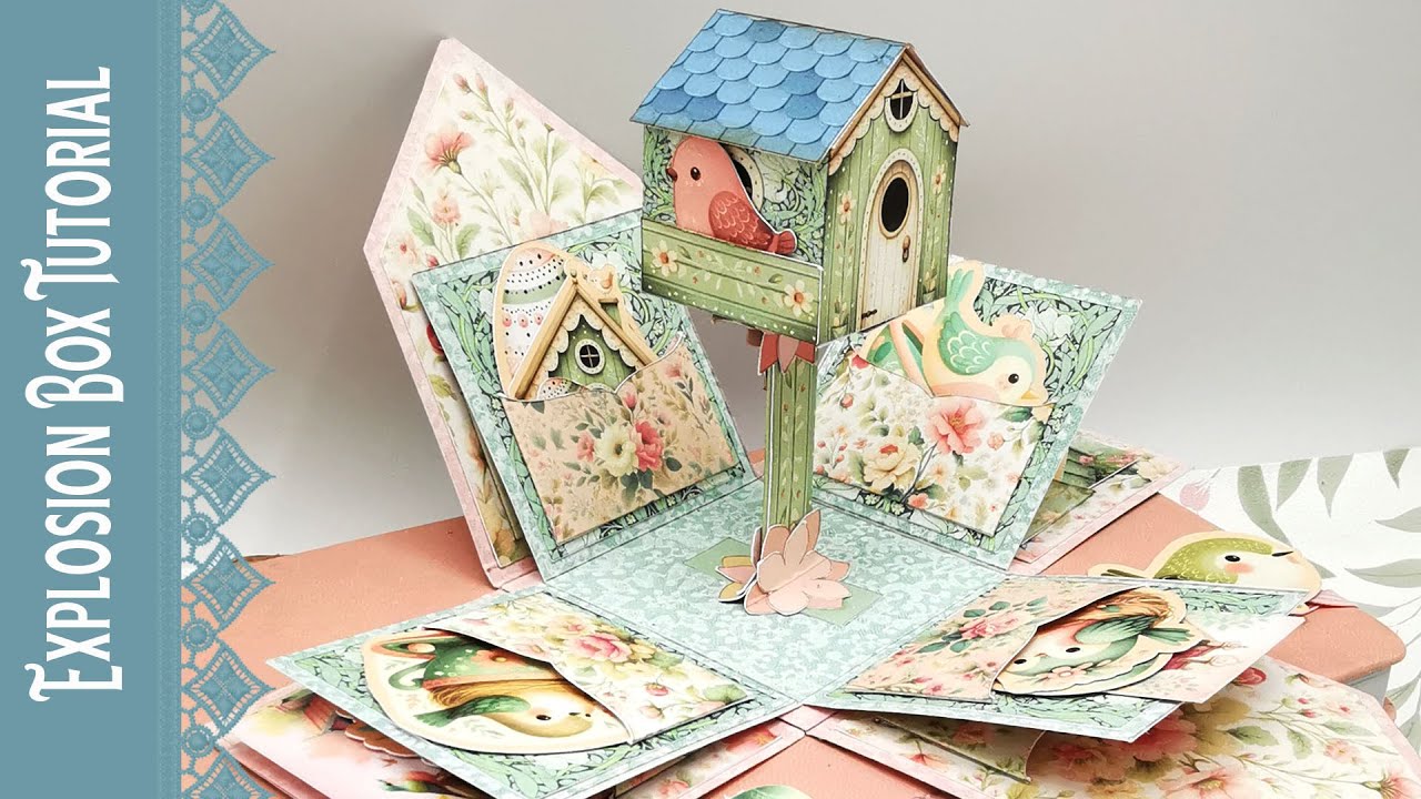 Birdhouse Explosion Box Tutorial