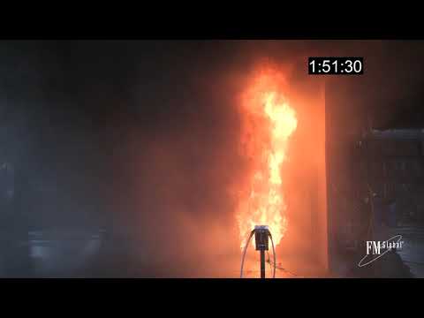 Sprinklered Test of a 125 kWh Energy Storage System Comprised of LNO/LMO Batteries