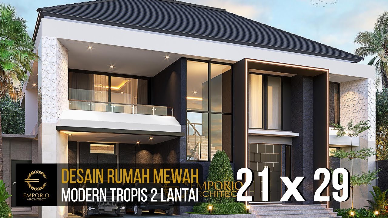 Video 3D Desain Rumah Modern 2 Lantai Mr. Julio - Pererenan, Badung, Bali