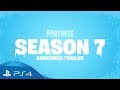 Fortnite | Season 7 Trailer | PS4