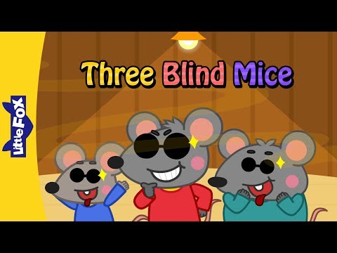 Three Blind Mice | Nursery Rhymes | Classic | Little Fox | Animated Songs for Kids