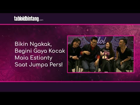 Bikin Ngakak, Begini Gaya Kocak Maia Estianty Saat Jumpa Pers!