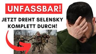 Verzweiflung pur: Selensky vertuscht Zusammenbruch der Front & droht Journalisten mit Gefängnis!