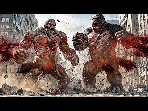 Kong vs Colossal Titan - The Ultimate Clash in the City