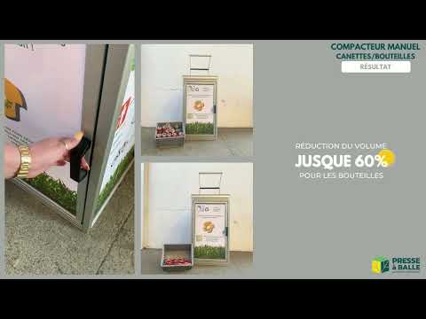 Compacteur manuel pour canettes et bouteilles plastiques - C35M
