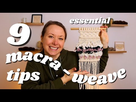 Macrame Semi Circle Wall Hanging Tutorial 