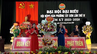 Đại hội đại biểu Hội nông dân phườngTây Sơn lần thứ IV, nhiệm kỳ 2023-2028