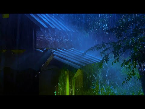 Dimentica L'insonnia e L'ansia per Addormentarti con Forti Piogge e Tuoni Intensi di Notte