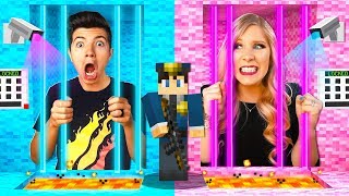 Boy vs. Girl Prison Escape Challenge (MCPE)