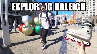 Exploring Raleigh with the Standard Omni on 80mm // Rollerblading