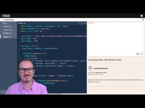 Datavis 2020 Episode 16 - Loading Data in React