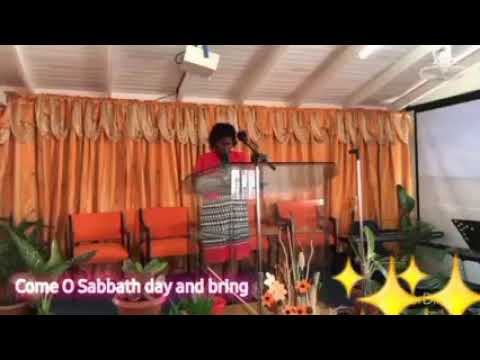 Come O Sabbath day and bring.