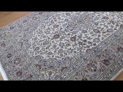 Semi Antique Persian Kashan Pure Wool Exc Condition Hand-Knotted Oriental Rug217960