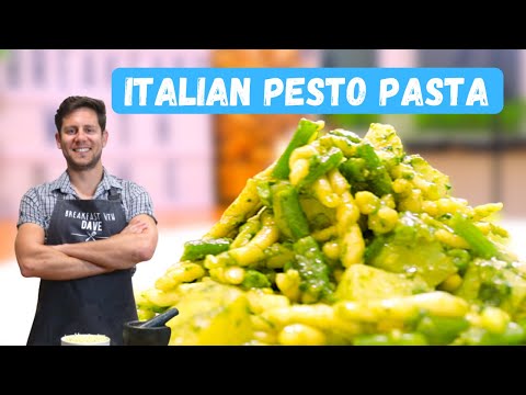 How to Make PESTO from Scratch and Cook Traditional PASTA