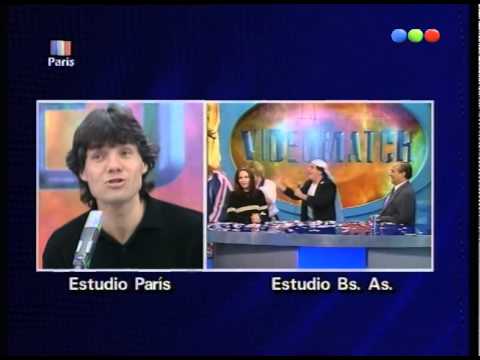 Presentación de cámara oculta desde París, José Marmol - Videomatch 98