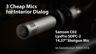 Video thumbnail for 3 Cheap Mics for Interior Dialogue by PhotonArmy . com