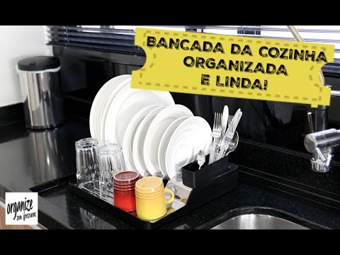 Dicas para organizar e limpar a bancada da cozinha (pia)