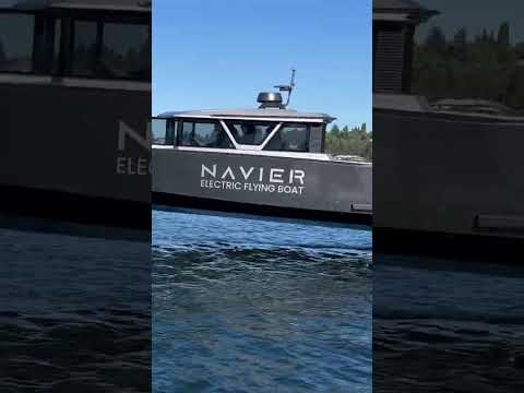 Is this the Future of Boating? Navier 30 Electric Flying Boat
