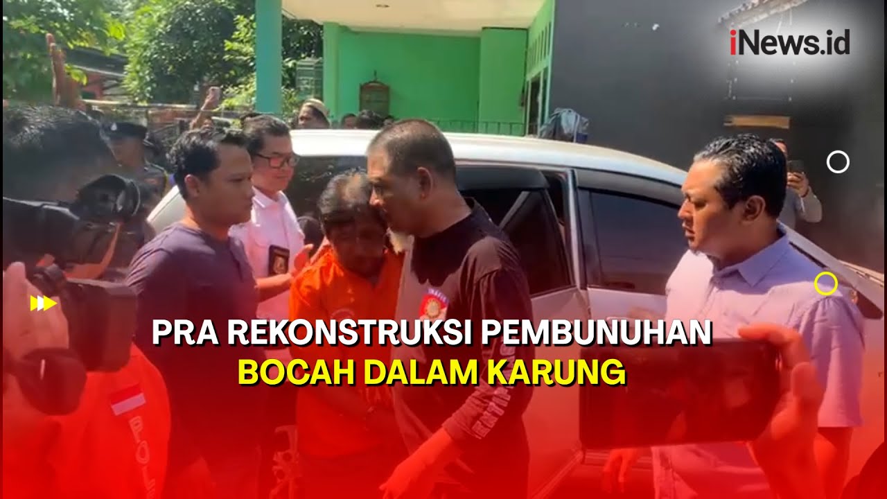 Polisi Gelar Pra Rekonstruksi Pembunuhan Bocah dalam Karung di Bekasi