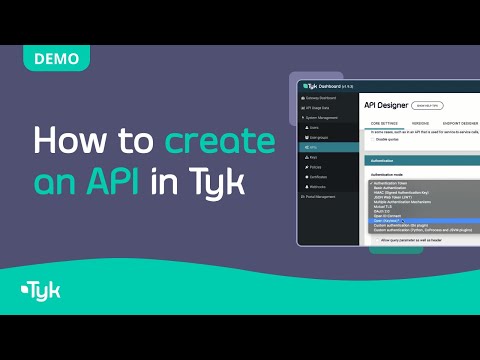 How to Create an API in Tyk