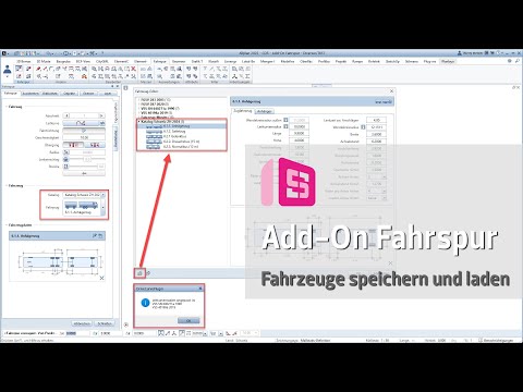 ALLPLAN Add-On Lane - Save and load vehicles