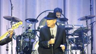 Leonard Cohen - First We Take Manhattan (live) - 02, London - 15-09-2013