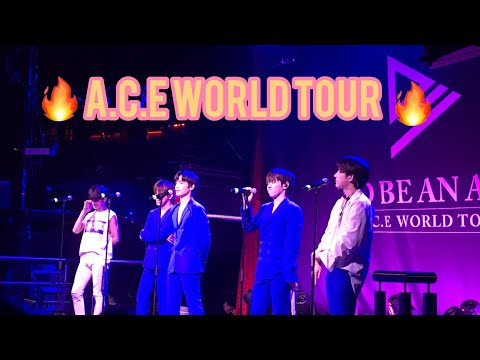 A.C.E WORLD TOUR IN DUBLIN [TO BE AN A.C.E] MARCH 2019