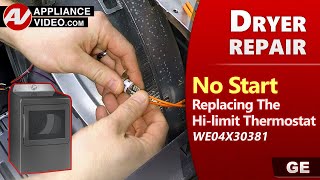 Dryer Not Starting - Hi Limit Thermostat Issues - Diagnostic & Repair by Factory Technician