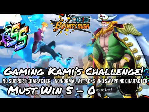 No Support Character, Winning 5-0, No Normal Attacks Challenge by Gaming Kami |One Piece Bounty Rush