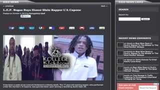L.E.P. Bogus Boys Honor Slain Rapper L'A Capone | KollegeKid