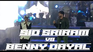 Sid Sriram vs Benny Dayal - AMAZING vocal face-off live at AR Rahman show