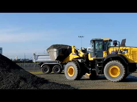 Komatsu’s innovative new WA475-10 wheeled loader