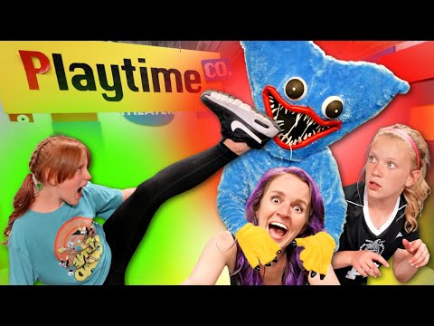 Poppy Playtime In Real Life Huggy Wuggy Returns (New Map)