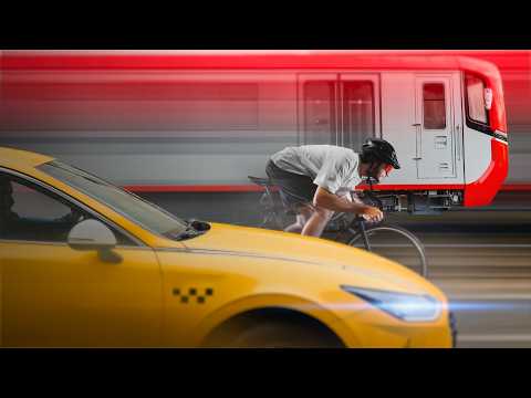 ЧТО БЫСТРЕЕ В ГОРОДЕ — ВЕЛОСИПЕД / МЕТРО / ТАКСИ