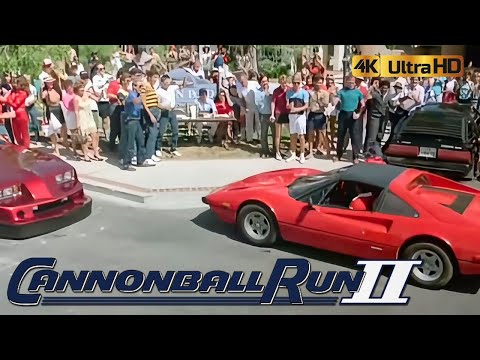 Cannonball Run II (1984)  The Race To The Finish Line In Connecticut 4K HDR