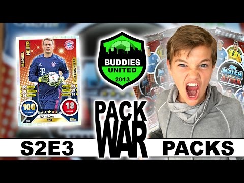 CLUB 100 NEUER!!! Topps MATCH ATTAX 2016-2017 | PACK WAR S2E3