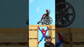 Homem aranha deixou o Deadpool passar de graça #shorts #spiderman #hulk #deadpool