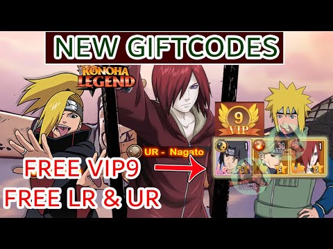 Konoha Legend Ninja AFK New 2 Giftcodes - Free VIP9 & LR & UR Naruro RPG Game
