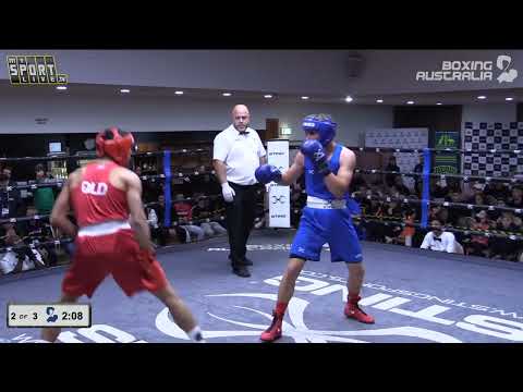 Mayhem Lyons(QLD)  vs Sam Connor(QLD) 2022 Australian National titles: semi final 67kg Full Fight