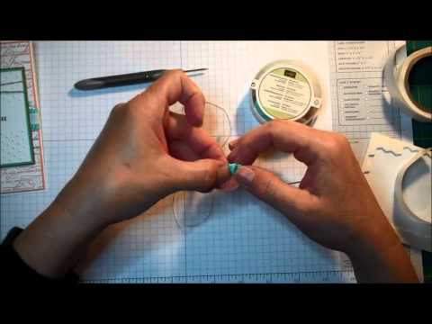 Two Minute Quick Tip:  Ribbon and Button Embellisment Idea