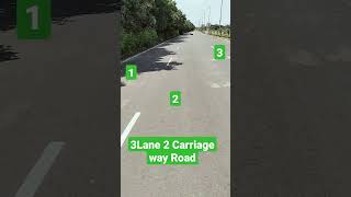 3 Lane 2 Carriage way Road Transportation Engineering