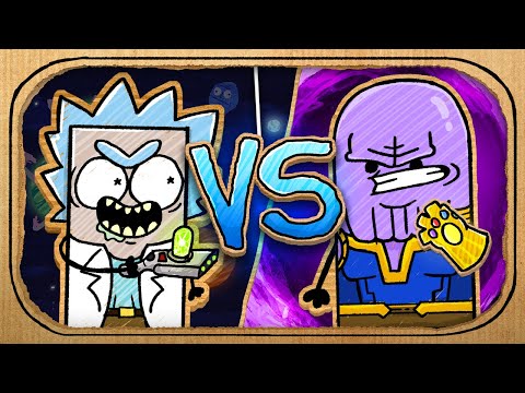 Rick vs Thanos (Cardboard Battle Arena)