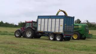 Lifting Silage In Drung Co Cavan 2017