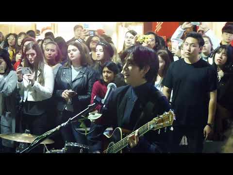 [181015] The Rose busking in Hongdae - California (Dojun cam.)