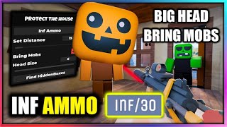 [🧟INF] Protect The House From Monsters Script - Infinite Ammo, BigHead, Bring