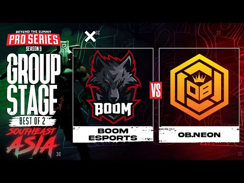 BOOM vs OB.Neon Game 1 - BTS Pro Series 9 SEA: Group Stage w/ MLP & johnxfire