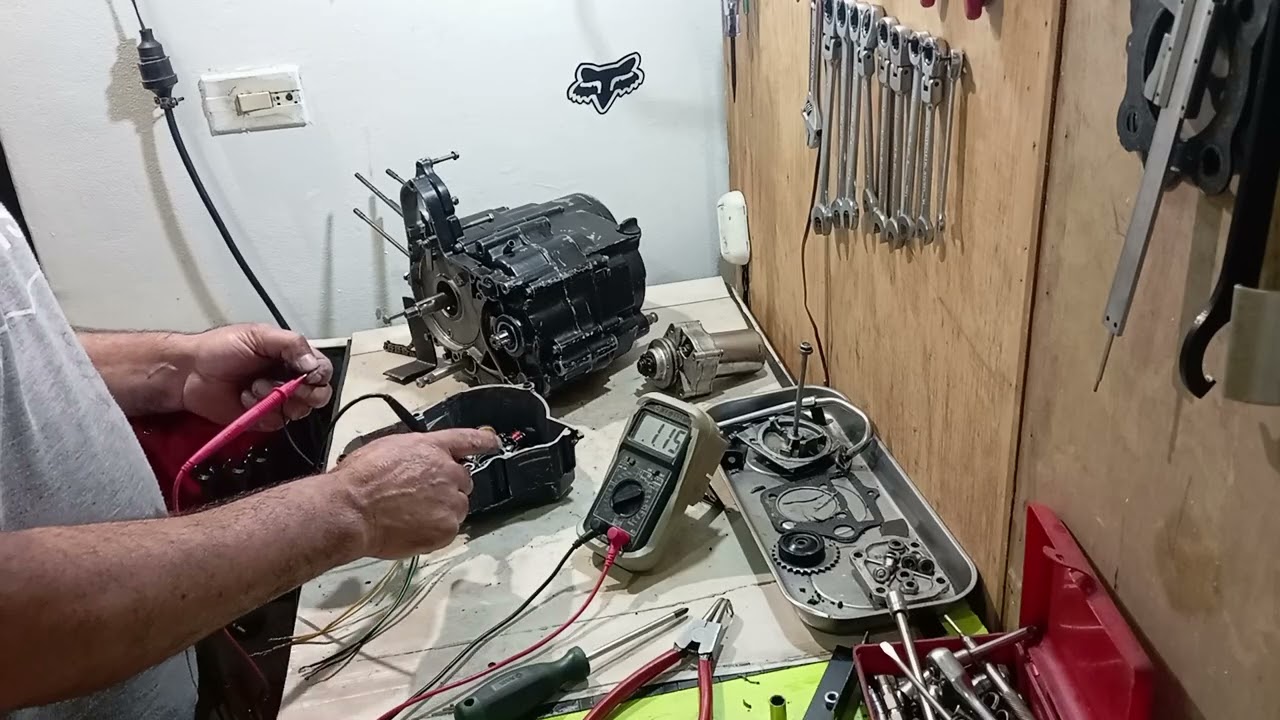 Cómo diagnósticar plato de bobinas en moto semiautomática CC 110 Kymco uni-k entre otras marcas 